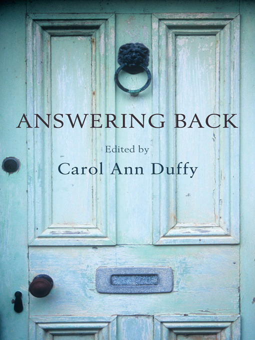 Answering Back (eBook): Living poets reply to the poetry of the past